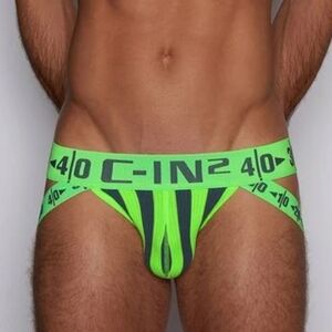 C-IN2 Men's H+A+R+D Jockstrap Underwear NEW Size Medium